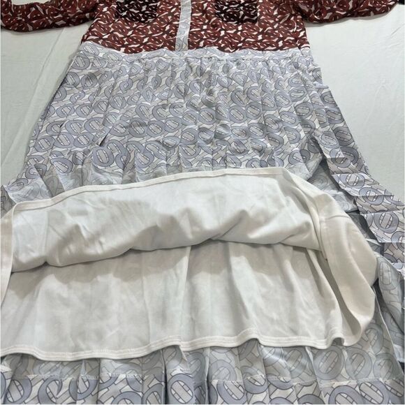 Gavano Qualitaly Pleated Shirt Dress New With Tag Size 44 - Picture 7 of 11